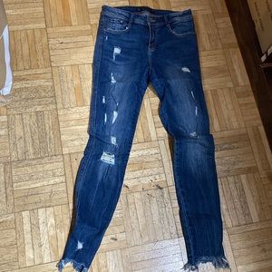 Zara blue denim jeans in a size 4